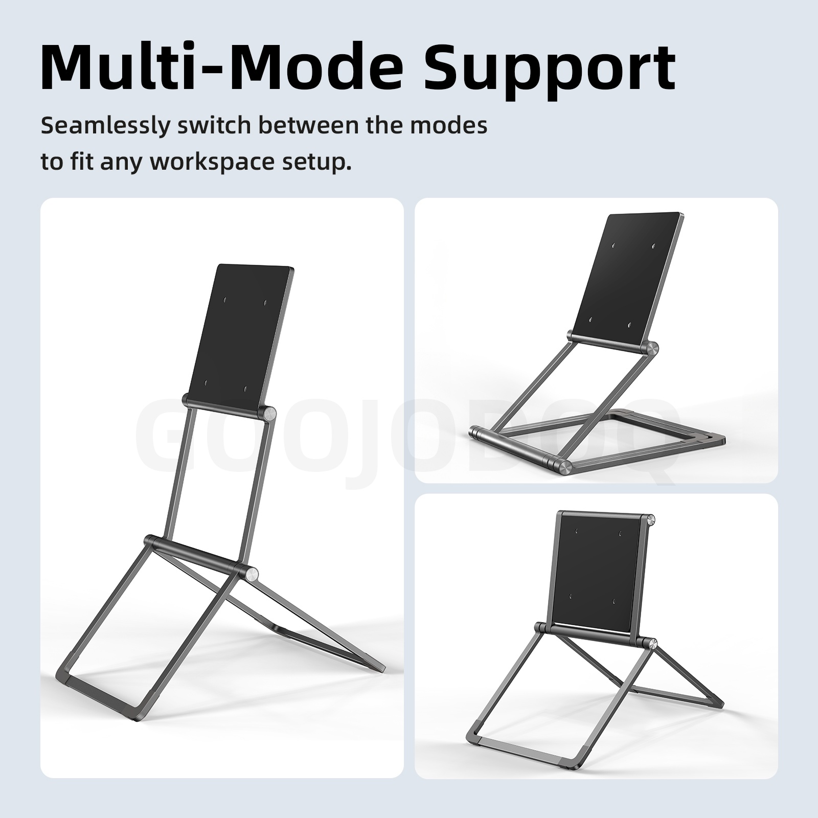 GOOJODOQ External Monitor Stand Ultra Compact Fold Flexible Height View ...