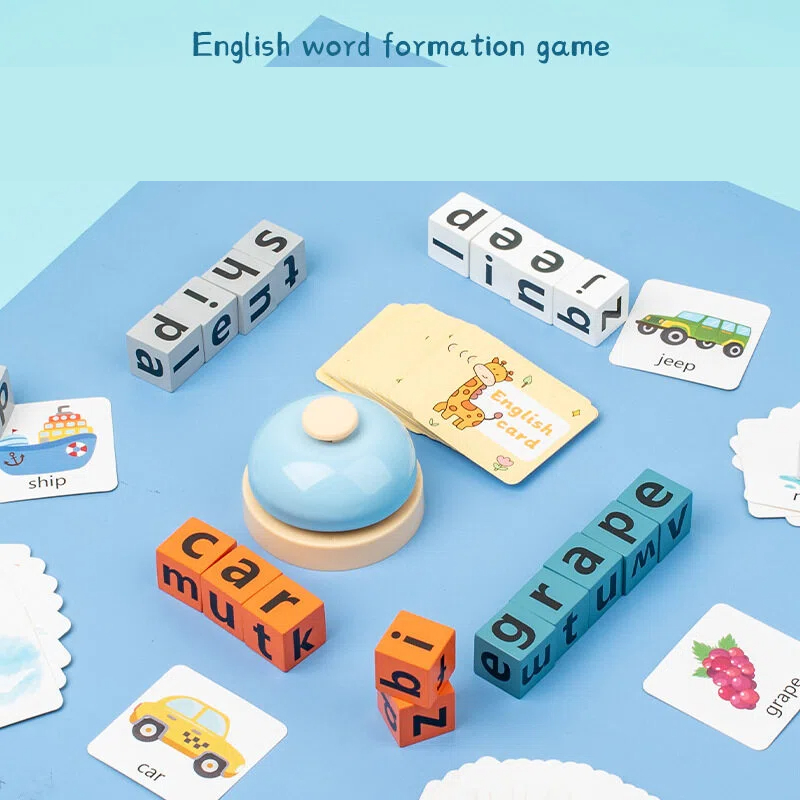 English Letter Spelling Game Toy Parent Child Interaction Puzzle ...