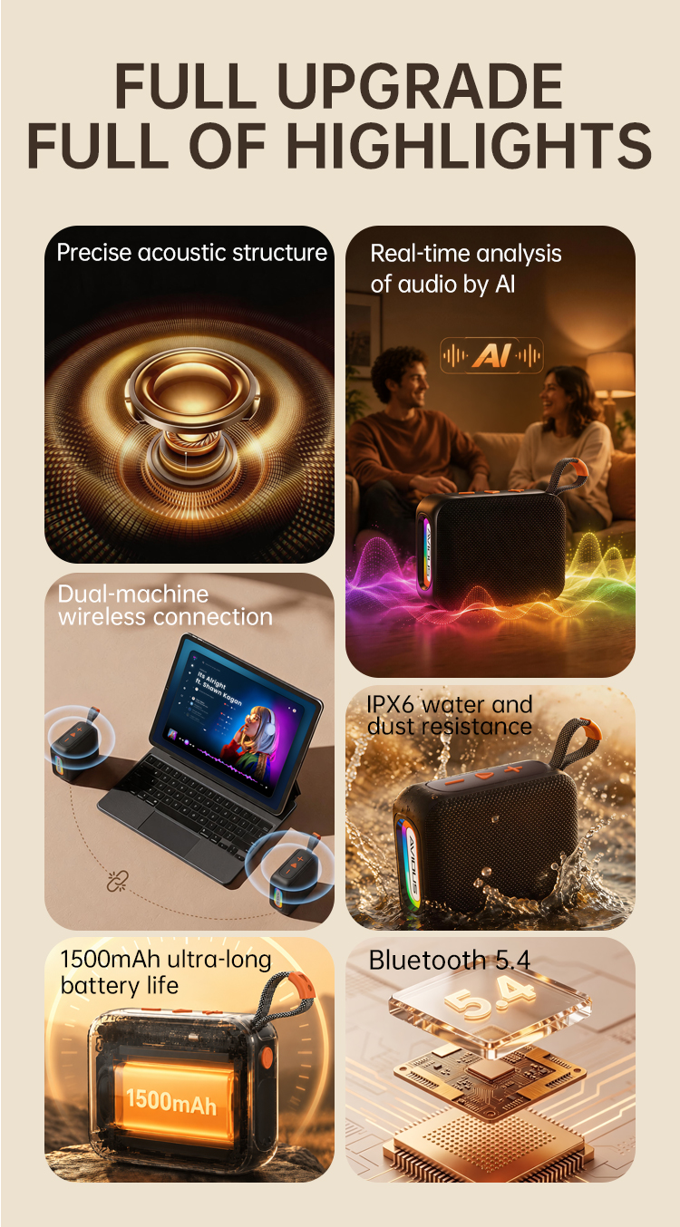 AVIDUS X09 Bass Stereo Portable Bluetooth Speaker Wireless Mini With ...