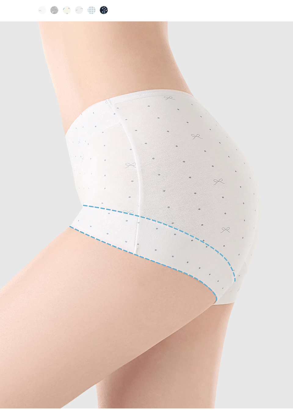 Seluar Dalam Boxer Wanita Kapas Bunga,Pinggang Tengah Desain, Selesa ...