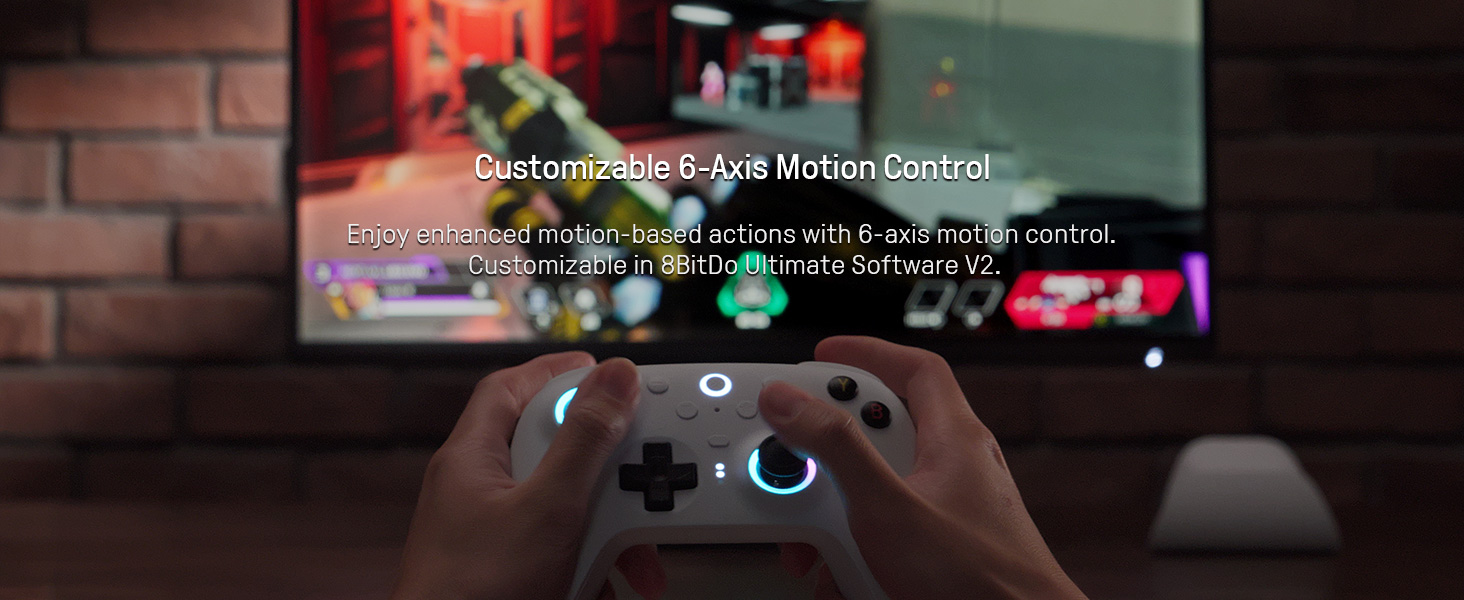 【Ship From Malaysia】8BitDo Ultimate 2 Wireless Gaming Controller for PC ...