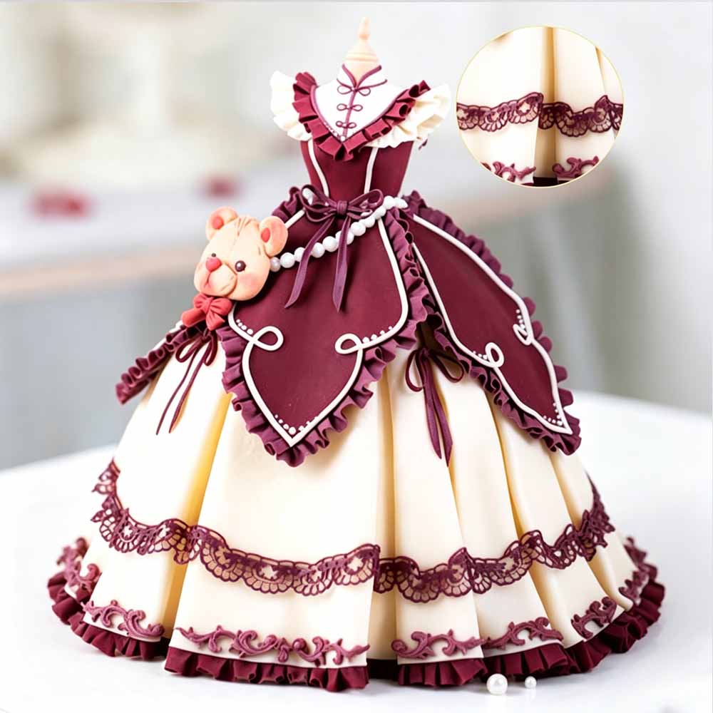 5 Styles Fondant Lace Silicone Mold – Floral / Vintage / Damask Pattern ...