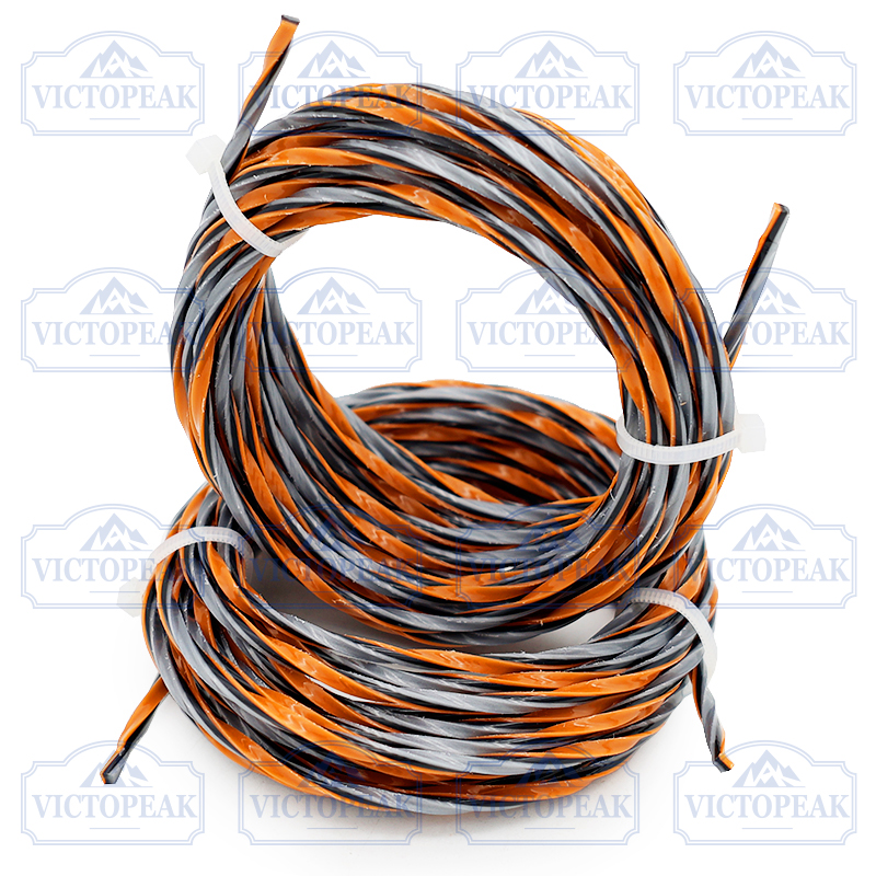 VICTOPEAK 2 Pieces Nylon Twisted 3.0mm Trimmer Line Weeding Line For ...