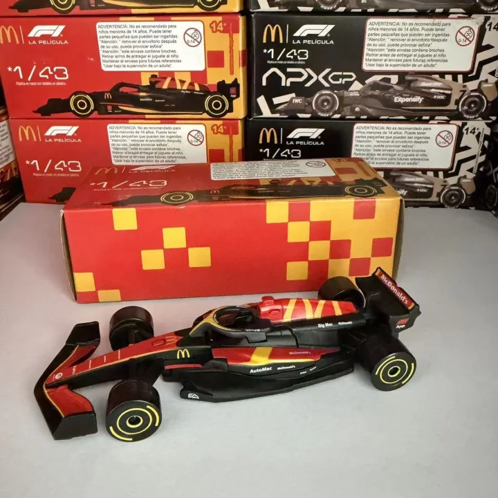 McDonald F1 Themed 1:43 APX GP Racing Car Model, Diecast Collectible ...