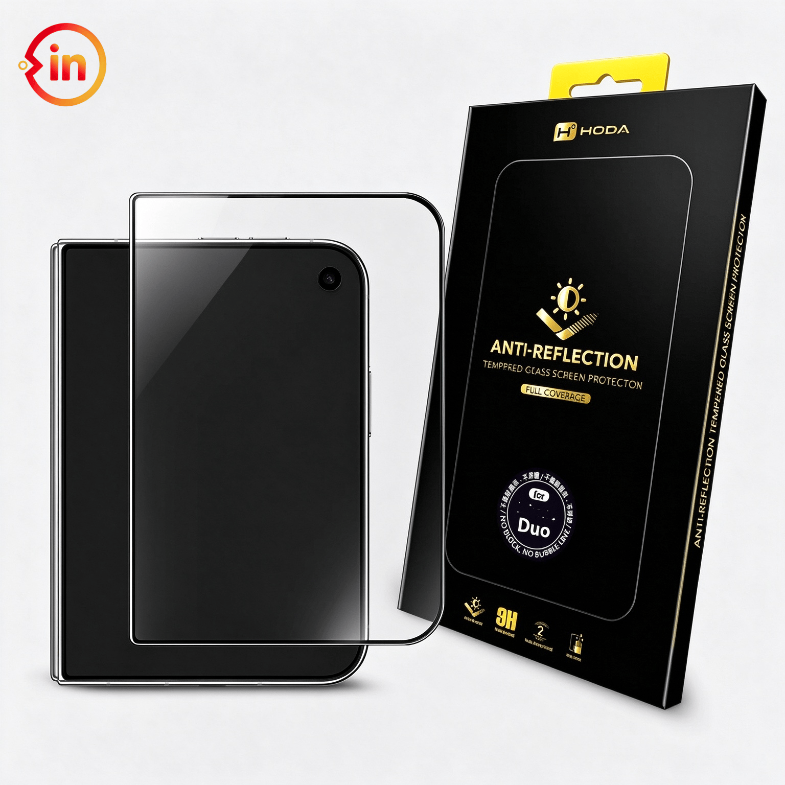 Hoda Screen Protector for iPhone Duo/18/17/16/15 Pro Max/Air -Anti ...