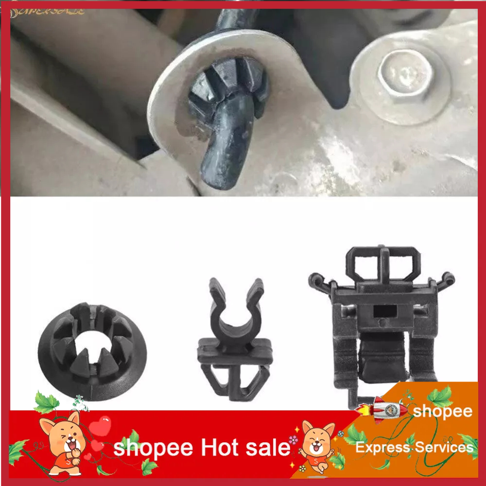 【S】3x Hood Rod Holder Opener Car Clips Plastics For Honda for Accord