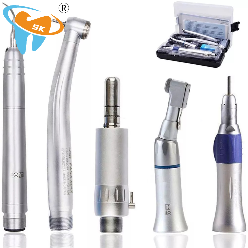 5PCS/Set Dental Handpiece Kit NSK A As2000 air scaler pana max Low