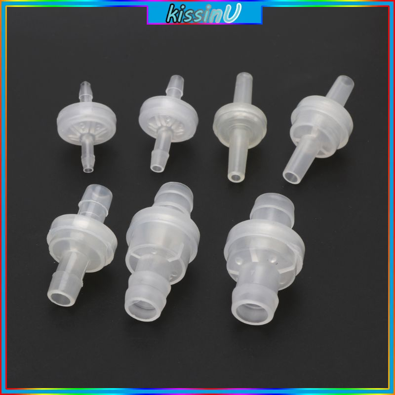 Plastic One-Way Non-Return Water Inline Fluids Check Valves | Shopee ...