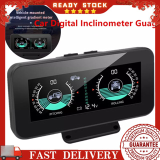 Off-Road Car Inclinometer Gauge Tilt Indicator Angle Level Slope Meter  Pitch 