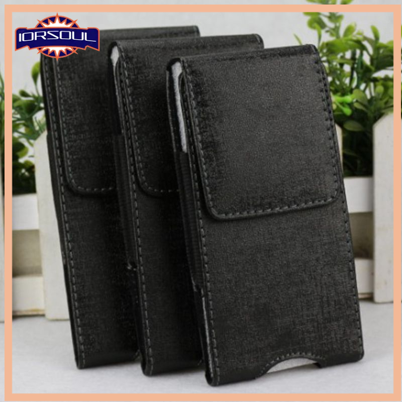 Luxo Mobile Phone Holster For Men 6.8'' Nylon Belt Clip Pouch With Card Holder Mobile Purse