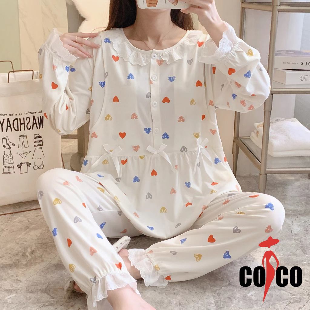 Maternity Pajamas Spring Autumn Cotton Confinement Clothes Postpartum