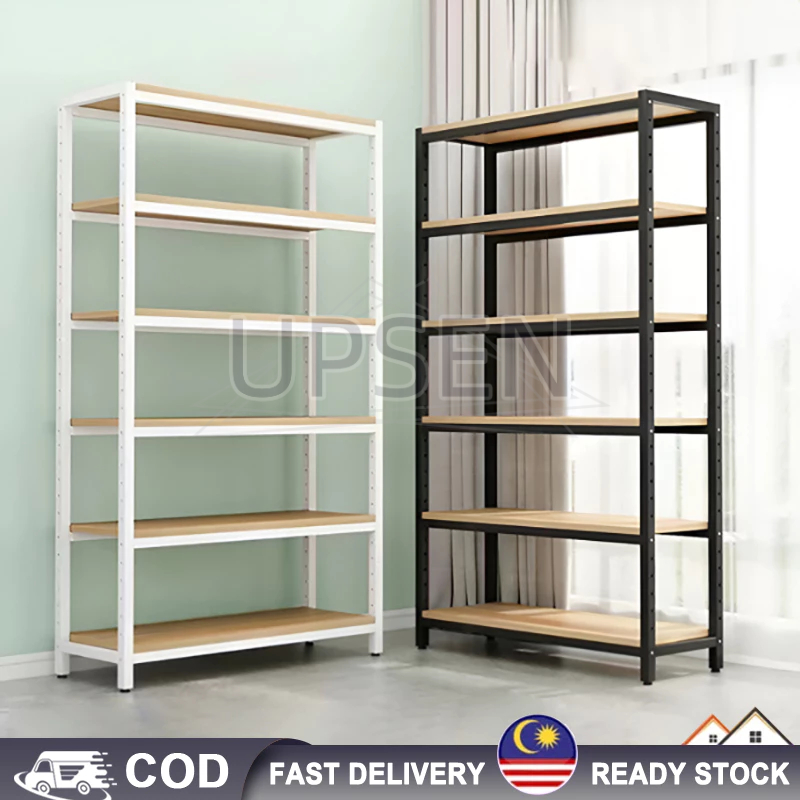 LX Adjustable Tier Metal Rak Boltless Rack Home kitchen Store Storage ...