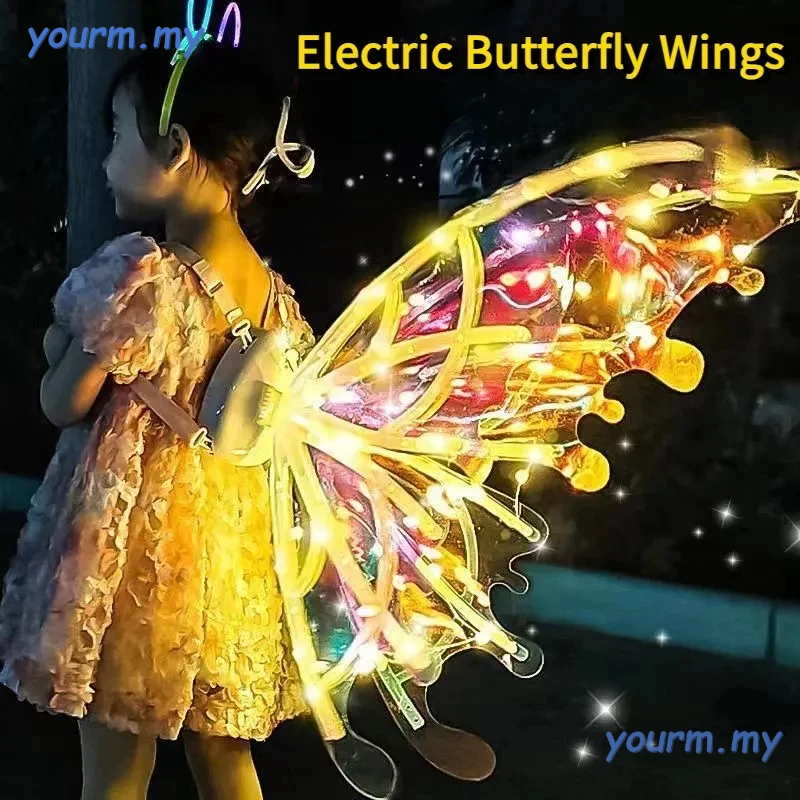 New Electric Butterfly Wings Can Carry Music Upgrade Version Diy Led