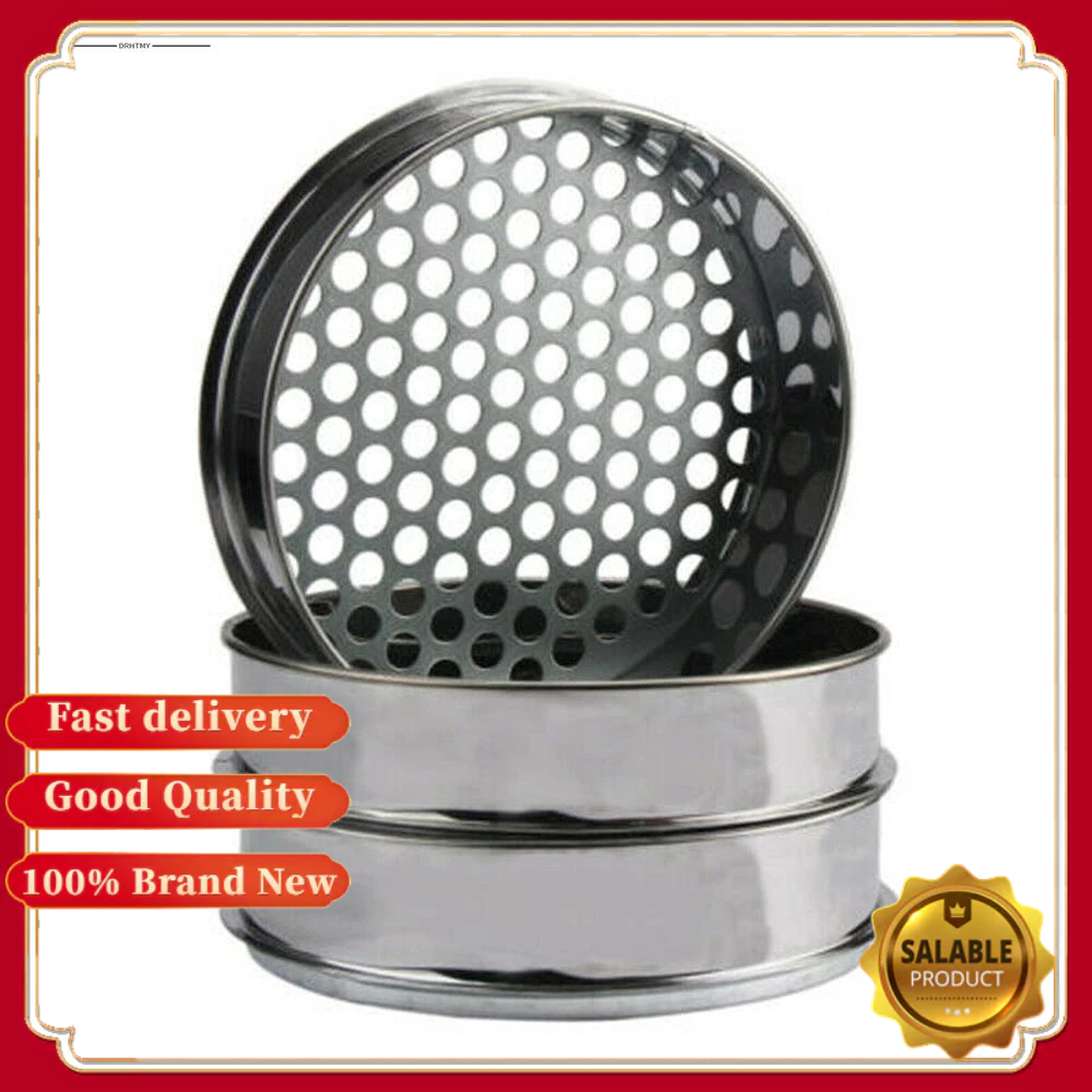[DRHT] Large Round Garden Sieve Riddle Riddler Soil Sifter Mesh