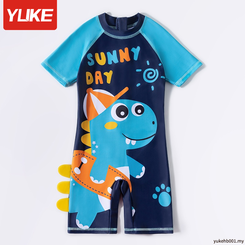 YUKE Children's Swimsuit Boy's One-piece Swimsuit Baby Cartoon Cute ...