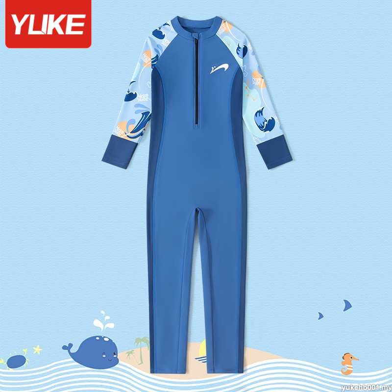 YUKE Swimming Suit Kids 2025 New Boy Pool Training Swimsuit Children ...