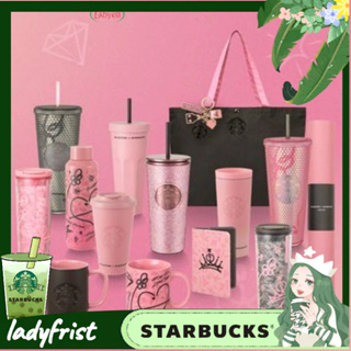 Starbucks 473ml/16oz Gradient Pink Double-Lid Stainless Steel