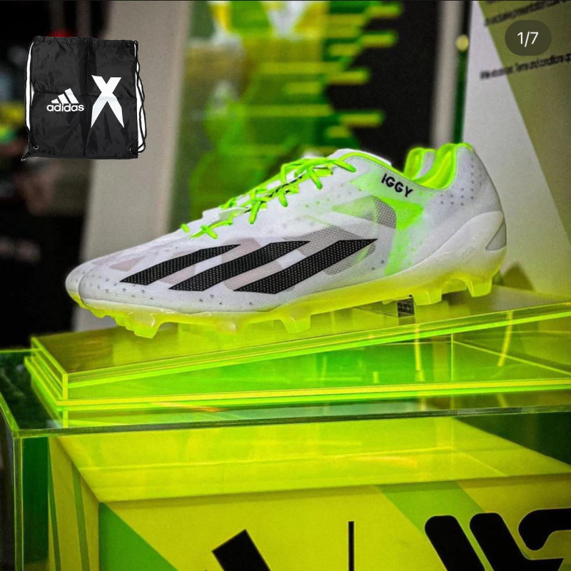Football shoes soccer shoes x crazyfast.1 FG electric green FG cheap