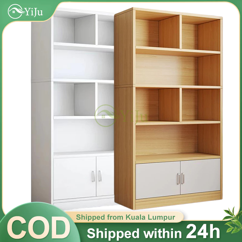 YJ Bookshelf Bookcase Storage Rack Display Rack Rak Buku Buku Almari