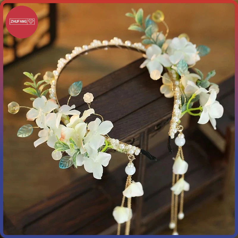 Hanfu Hair Accessories Set: Feather Fairy