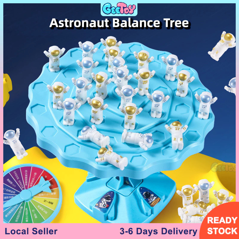 GeeToy 67pcs Spaceman Astronaut Balance Tree Board Game Stack Toy ...