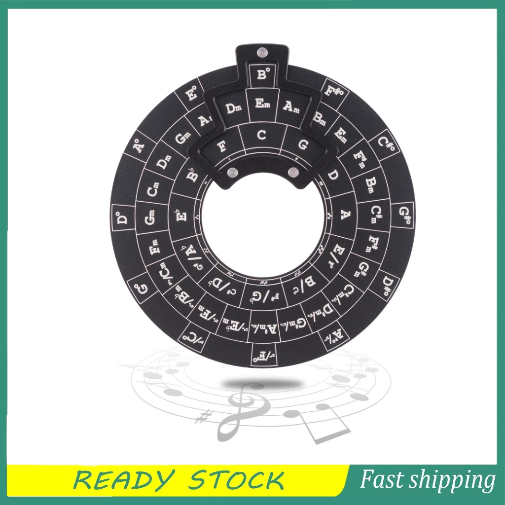 IN Stock Musical Circle of Fifths Rotatable Circle of Fifths Aluminum ...
