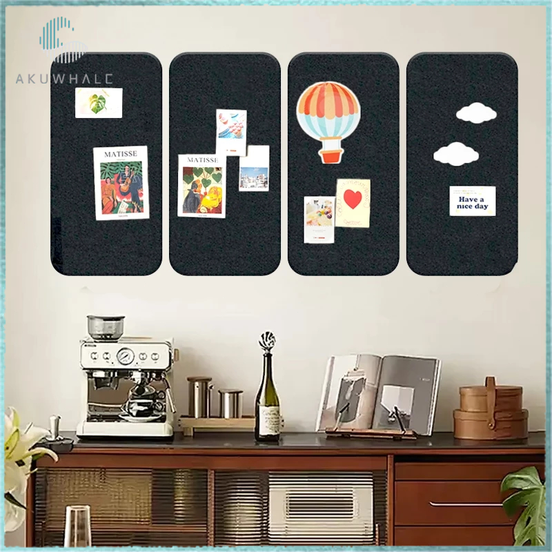 1pcs Felt Softboard Square Block Photo Wall 20*40cm Memo Notice Board ...