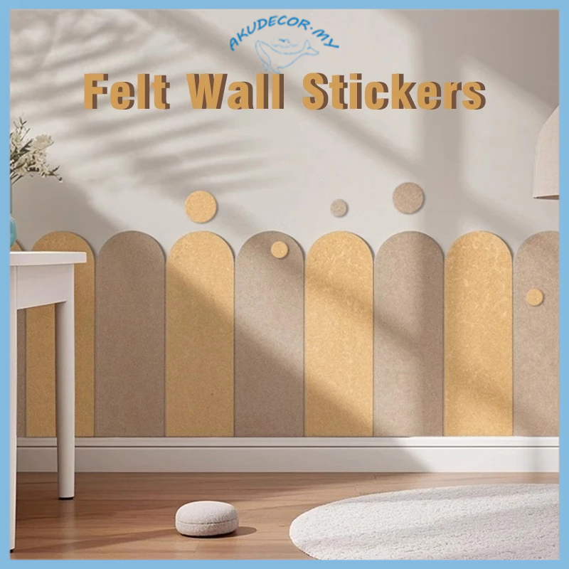 20x60cm Kids Room Decor Felt Wall Protector Soft Anti-Crash Padding for ...