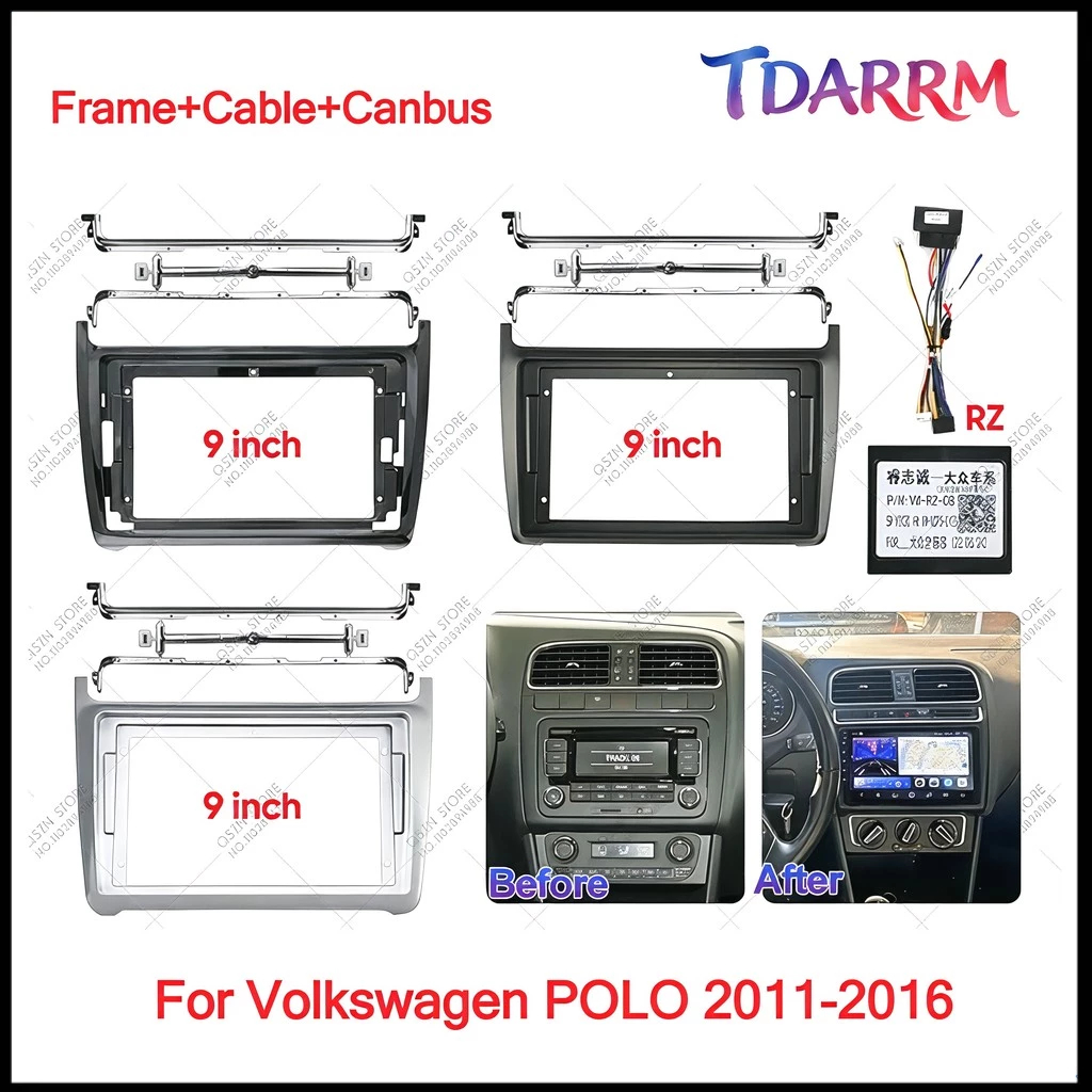 For Volkswagen POLO 2011-2016 LHD/RHD Android Car GPS player Radio ...