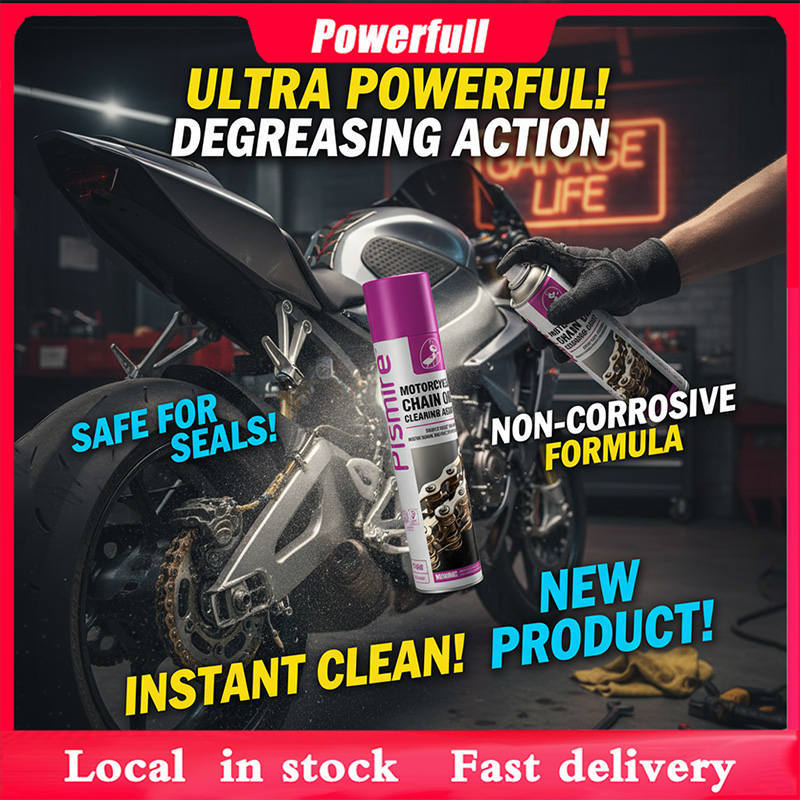 Motorcycle Chain Cleaner Spray/Motor Chain Lubricating Oil/Rust Remover ...