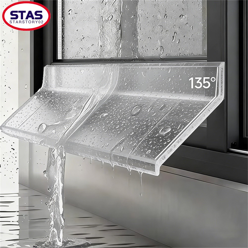 [STAS] 1PC Transparent Waterproof Sealing Strip Window Water Blocking ...
