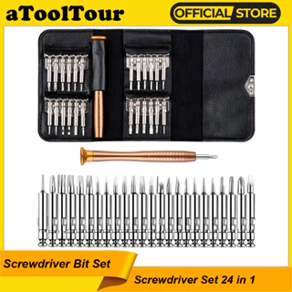 2 Sets 24-in-1 Precision Screwdriver Kit - Magnetic Tips For Electronics Repair