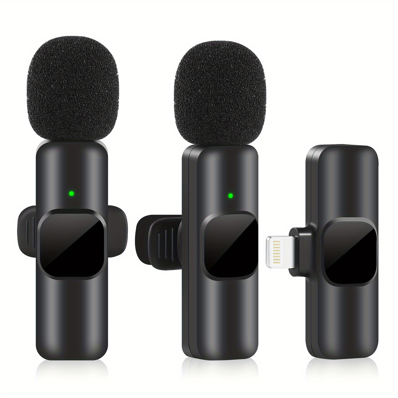 Type-C/Iph Plug Wireless Microphone Portable Audio Video Recording Mic ...