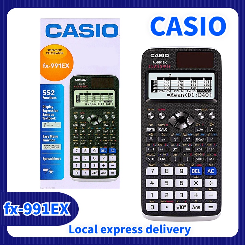 Casio Scientific Calculator FX-991EX FX-991ES Plus FX-82MS Calculators ...