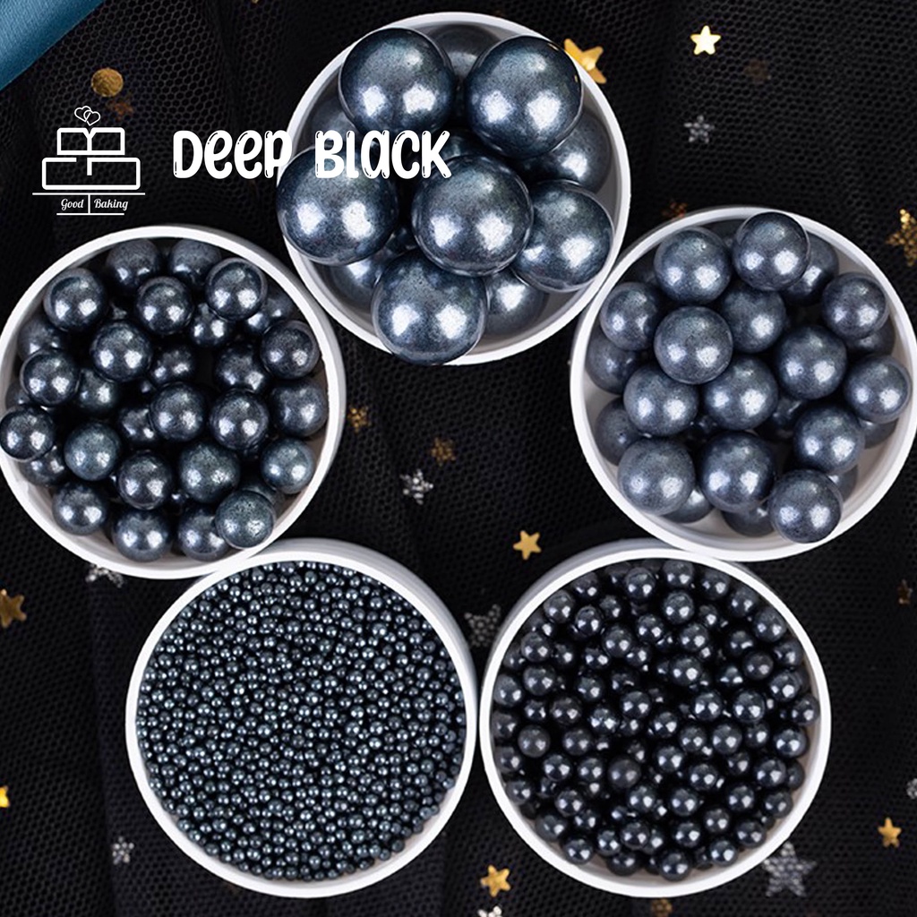 HALAL Deep Black Cake Sprinkles Cake Sprinkles / Sugar Ball