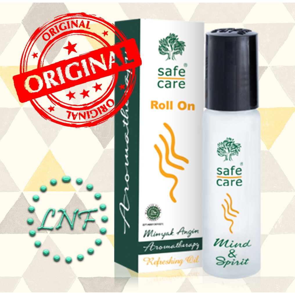 Safe Care Mind & Spirit Minyak Angin Aromatherapy Roll On ( Exp. Jan