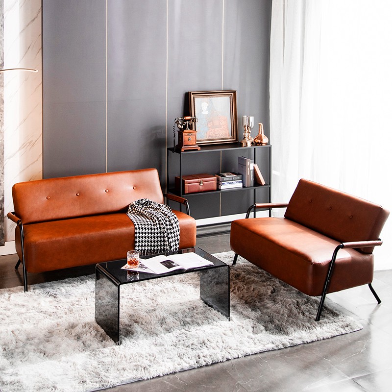 Pu Leather Modern Stylish Sofa 3 Seater