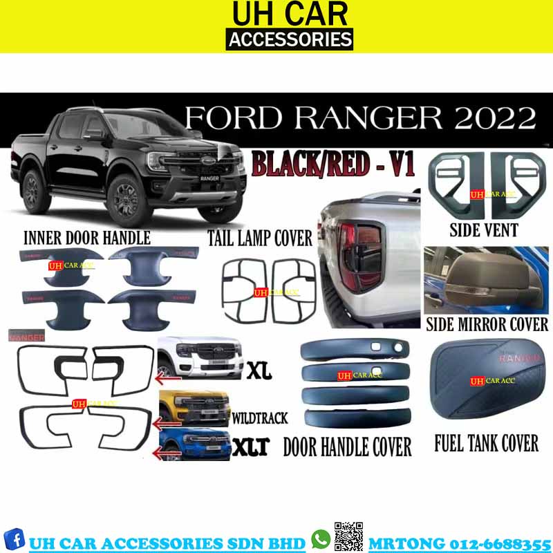 FORD RANGER T9 2022 XLT XL WILDTRAK HEAD TAIL LAMP LIGHT DOOR HANDLE ...