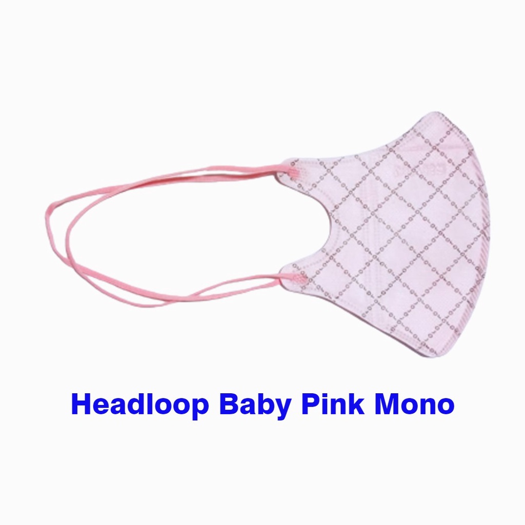 [50 pcs & 10 pcs] MARS Duckbill 3D Face Mask Bercorak Pattern Floral