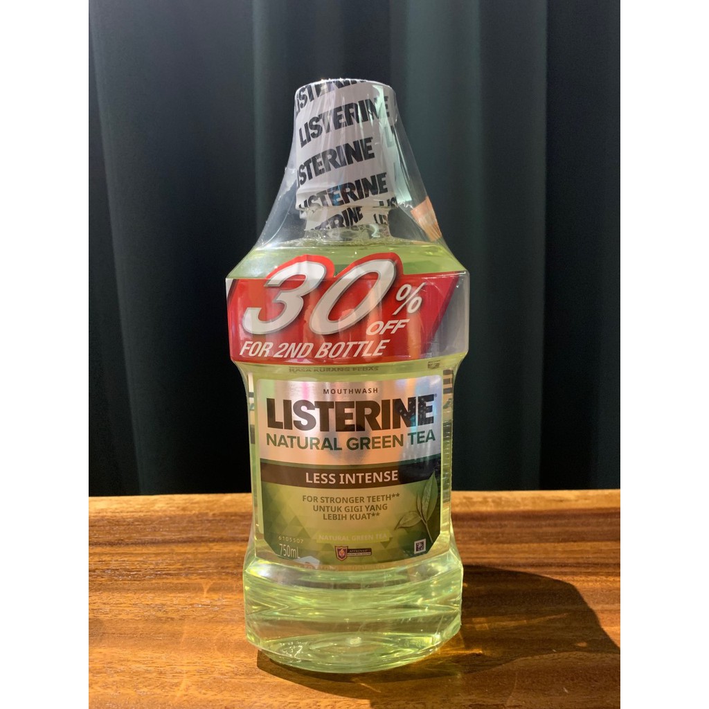 LISTERINE Cool Mint & Natural Green Tea (750ml) Shopee Malaysia