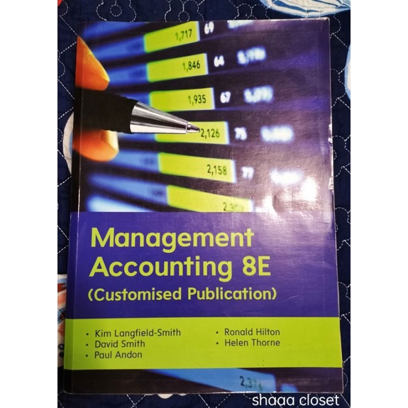 (Used) Management Accounting 8E (Customised Publication) | Shopee Malaysia