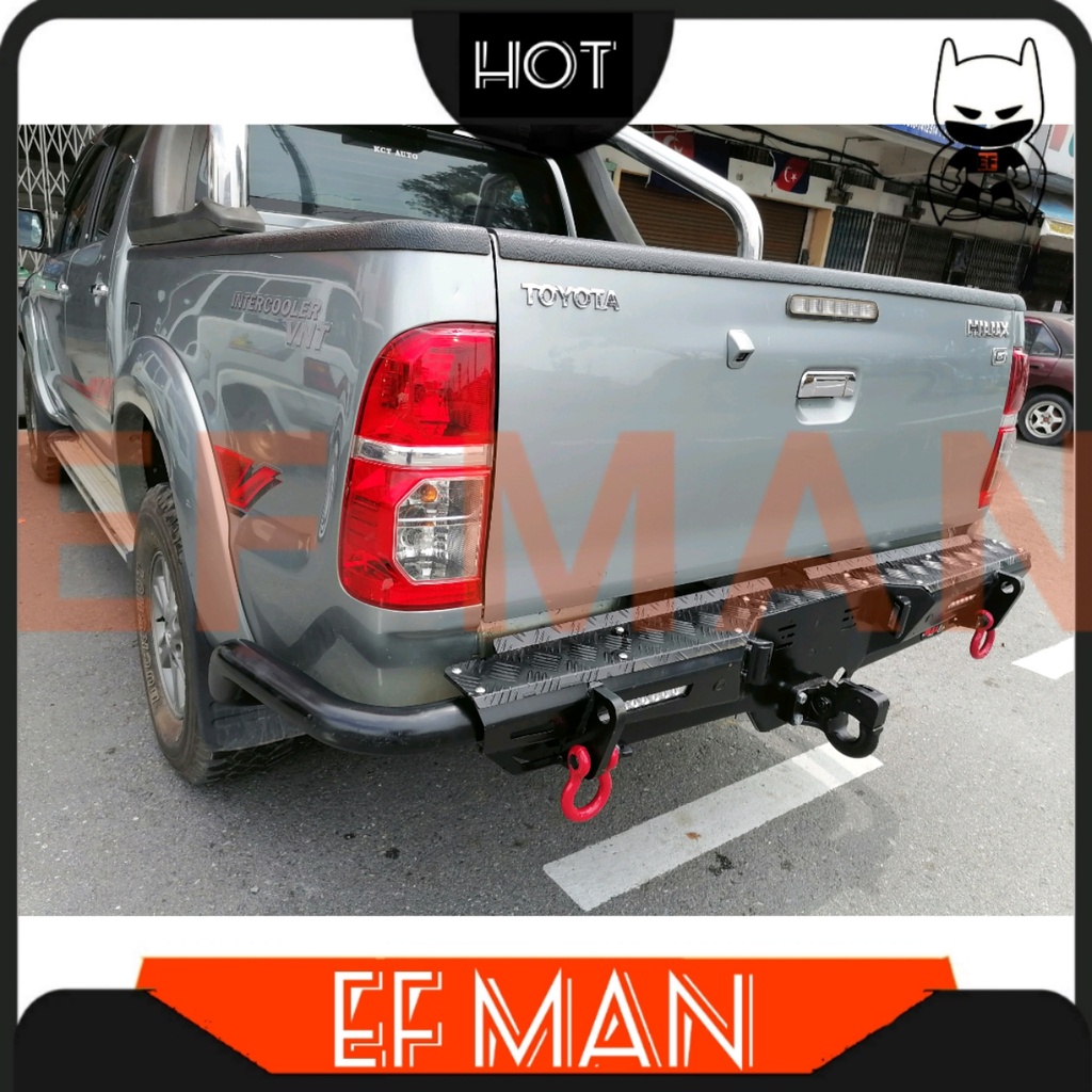 4X4 REAR BULL BAR HILUX VIGO REVO NAVARA D40 NP300 TRITON DMAX RBT50
