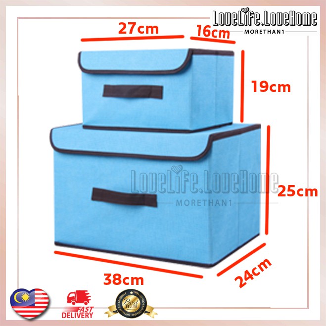 Storage Cube Box Fabric Foldable Collapsible Storage Box Bin Organizer