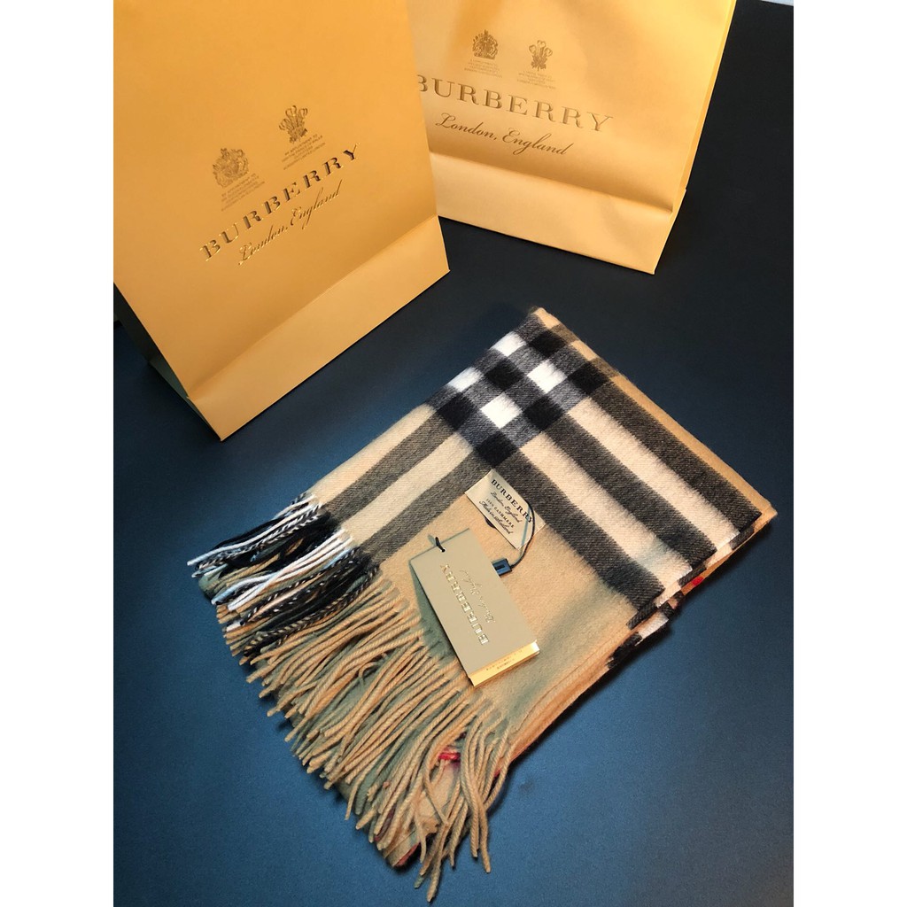 Burberry scarf womens sale gold