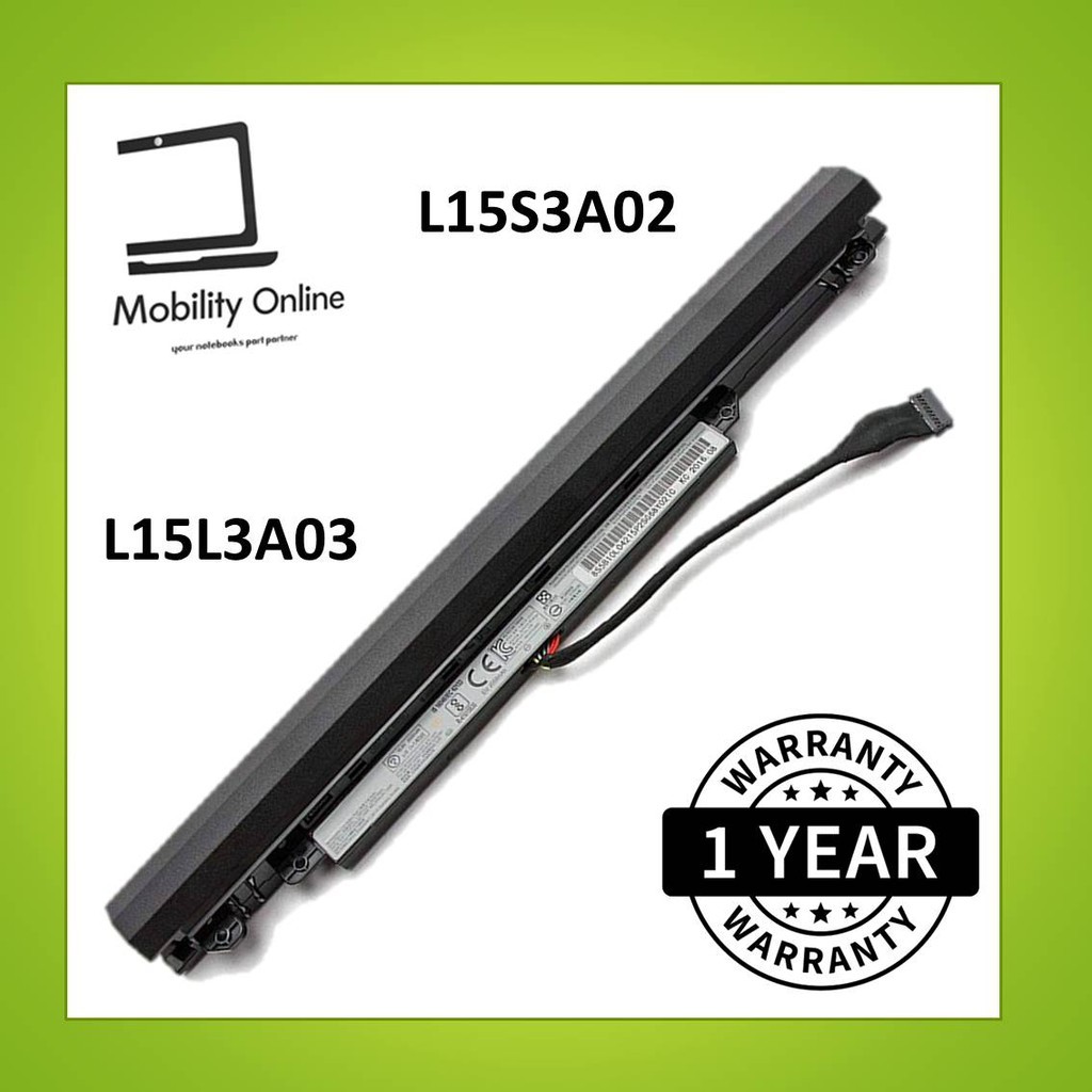 thumbnail image 2 of 3-Cell Laptop Battery For Lenovo Ideapad 110 Series - L15L3A03, L15C3A03, L15S3A02 - 11.1V 2200mAh 2 of 6
