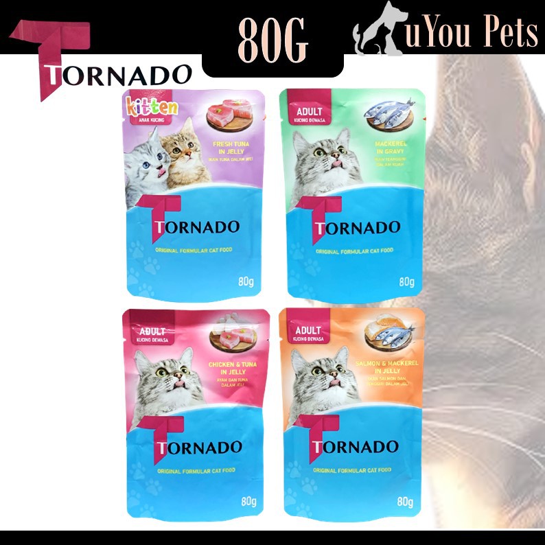 Tornado Cat Pouch (All Flavour) 80g | Shopee Malaysia
