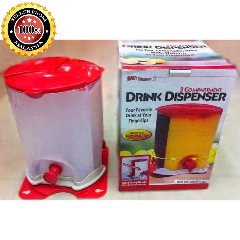 3 compartment drink dispenser Classic1978 SHOP Shopee Malaysia