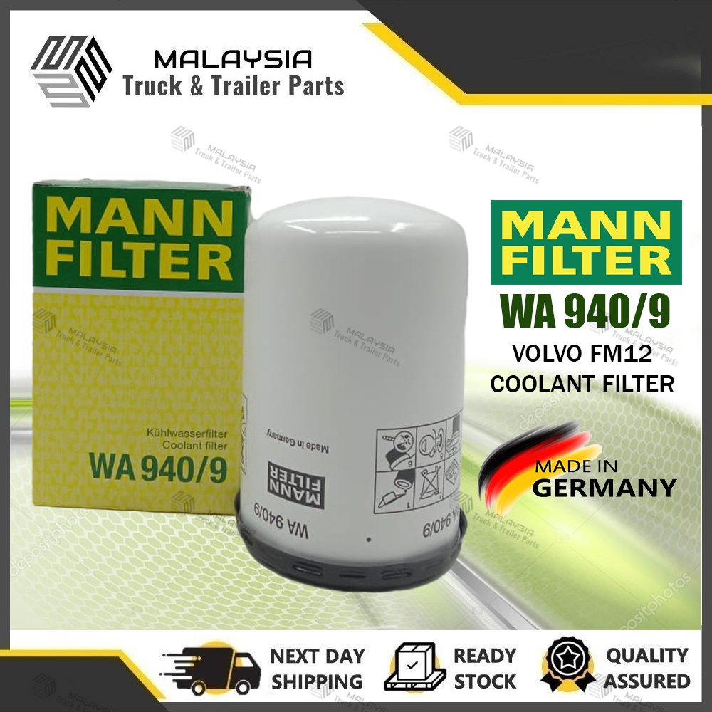 VOLVO TRUCK LORRY/LORRI FM12 COOLANT FILTER WA940/9 MANN FILTER (100 ...