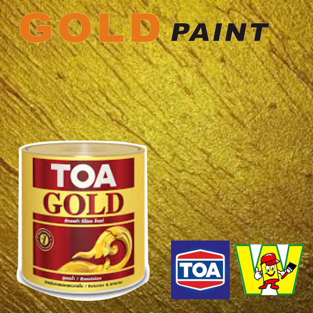 ( 285gm) TOA GOLD PAINT / GOLD COLOUR / WARNA EMAS / IMPORTED THAILAND ...