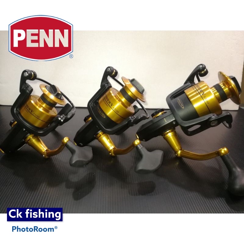 Penn Spinfisher V Size 3500 / 4500 / 5500 SW Saltwater Full Metal Fishing  Spinning Reel / Mesin pancing / jigging&bottom